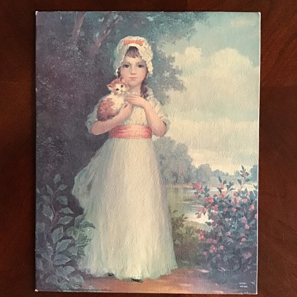 Vintage “Master Simpson” and “Chums” Prints on Cardboard Wall Art (10”x8”) - Picture 3 of 5